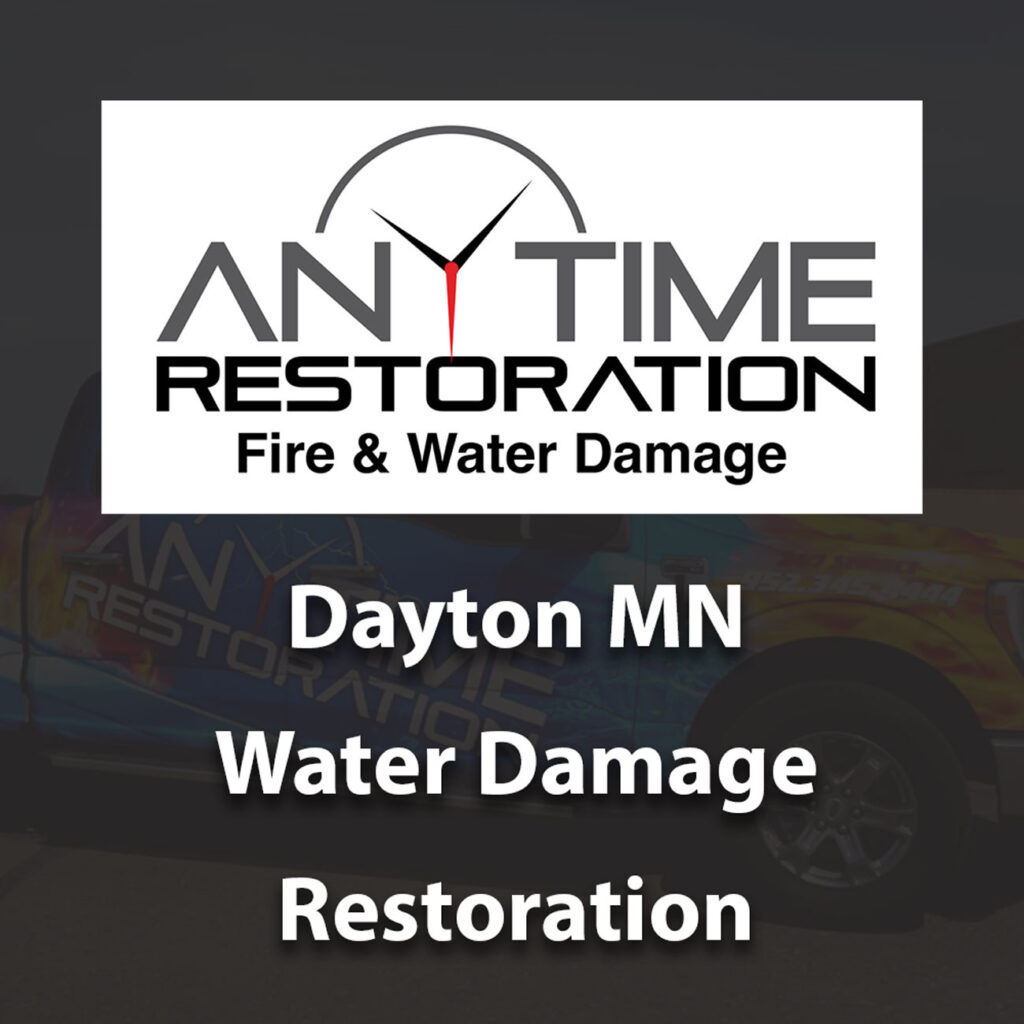 water damage repair dayton mn