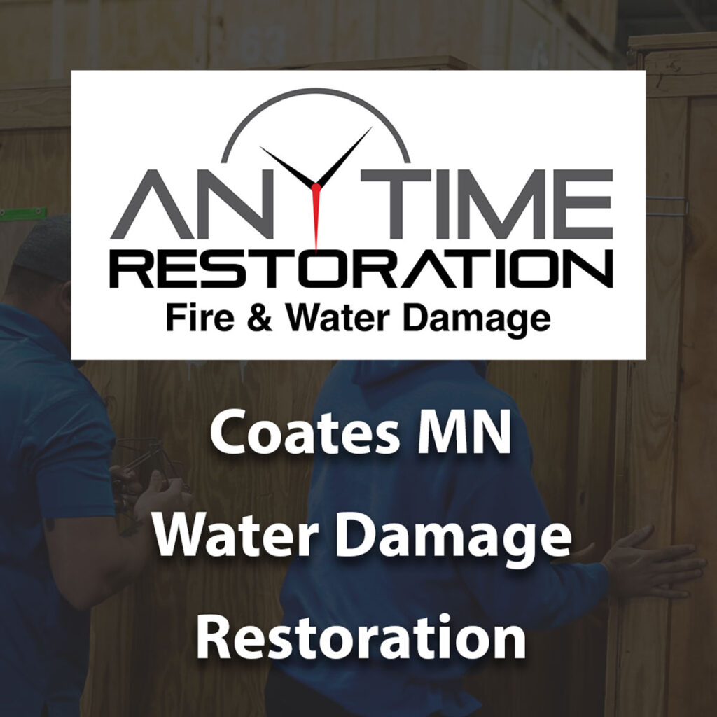 water damage restoration coates mn